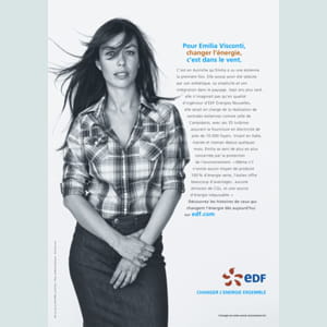 emilia visconti, partisane de l'énergie éolienne.