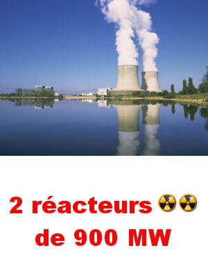 des produits radioactifs sont stockés dans deux silos sur le site.