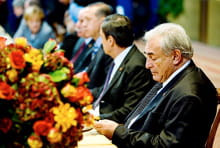 dominique strauss-khan lors du g20 de novembre 2008.