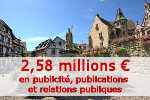 montant fourni par la région alsace.