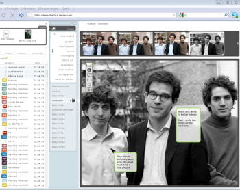 l'outil shortcut de netsas permet de collaborer sur un document graphique