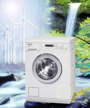 le lave-linge 'all water' de miele élimine plus efficacement le détergent, tout
