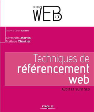 eyrolles vient de publier 'techniques de référencement web', écrit par alexandra