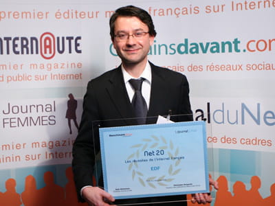 philippe charton, responsable plurimédia d'edf.