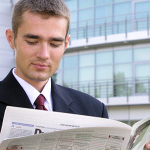 le survol est souvent utilisé pour parcourir un journal.