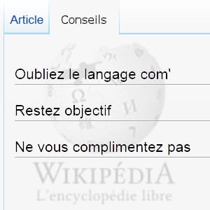 la neutralité de ton est l'un des principes fondamentaux de wikipédia.