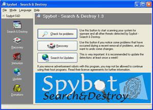 capture d'écran du logiciel