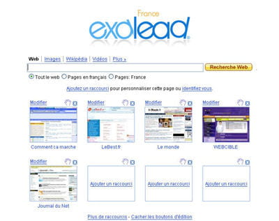 moteur de recherhce exalead