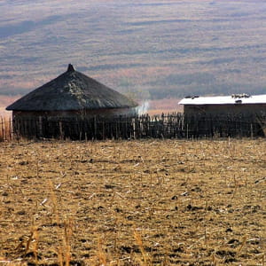 certaines zones de l'afrique du sud sont desséchées.