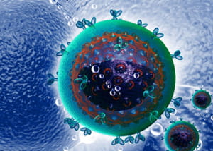 le virus du sida cause la mort de 2 millions de personnes chaque année.