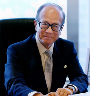 li ka-shing, homme d'affaires hong-kongais.