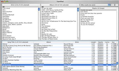 capture d'écran du logiciel