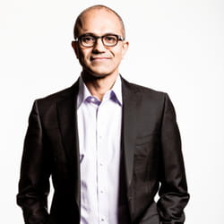 satya nadella, actuel pdg de microsoft.