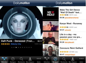l'application dailymotion