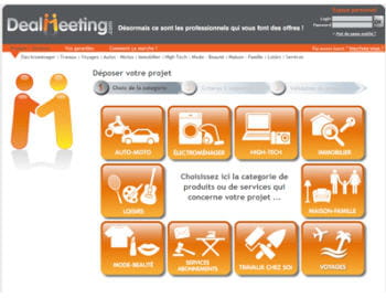 dealmeeting.com propose de déposer son appel d'offres de produit auprès d'un