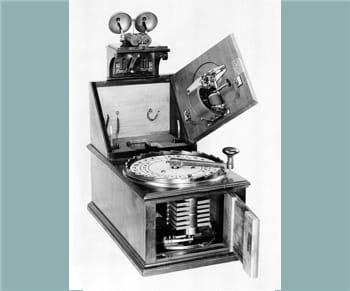 un des télégraphes fabriqués par siemens.