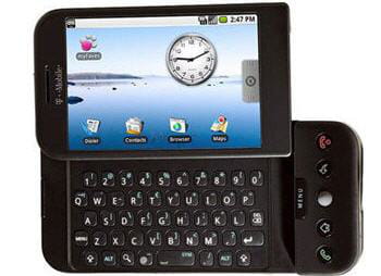 le g1, le premier téléphone sous google android.