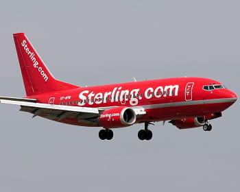 sterling airlines est née en 2005, de la fusion entre sterling airways et maersk