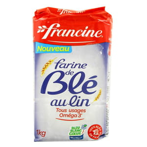 la farine de blé au lin de francine.