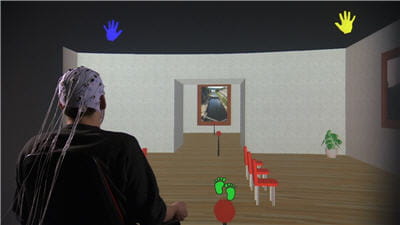 avec openvibe, on peut visiter un musée virtuel par la pensée