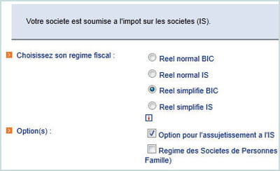 l'imposition des bénéfices de votre société depend soit son activité et du type