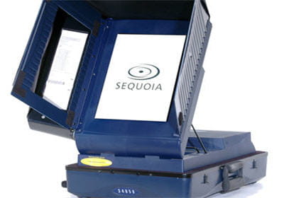 machine de vote avec écran tactile