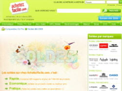 achetezfacile.com a agrégé les produits soldés dans un espace dédié