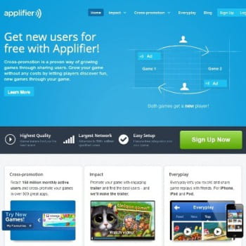 applifier édite un réseau de promotion croisée d'applications