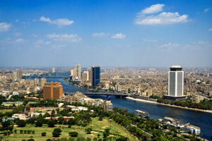 une vue du caire.