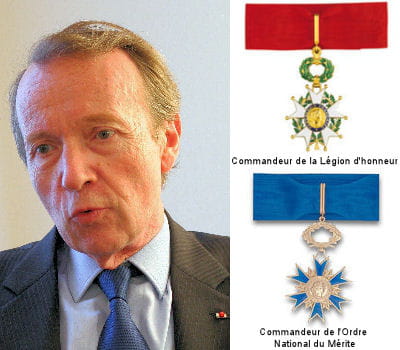 michel pébereau doit autant ses décorations à son parcours dans l'administration