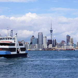 une vue d'auckland.