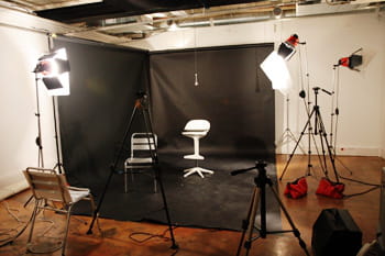 le studio photo et vidéo.