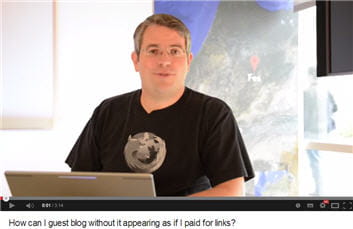 how can i guest blog without it appearing as if i paid for links