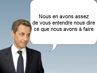 nicolas sarkozy, président de la république française, le 23 octobre 2011.