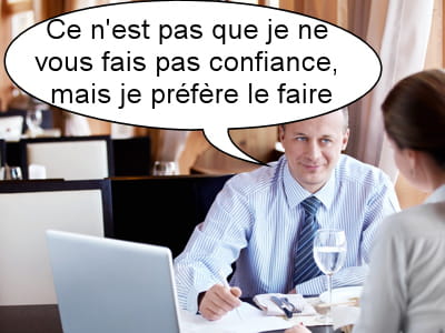 on a toujours une bonne raison de ne pas déléguer.