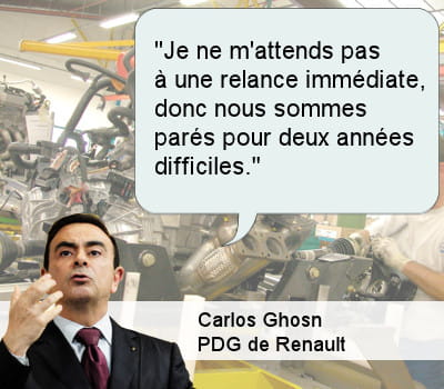 carlos ghosn, pdg de renault.
