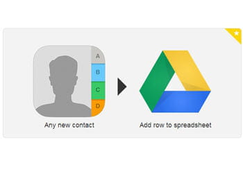 une autre recette populaire sur ifttt : importer ses contacts ios dans google