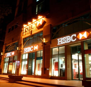 une agence hsbc au vietnam.