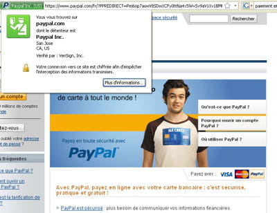 il est désormais possible simplement de vérifier l'identité d'un site. un outil