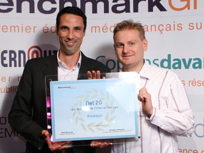 olivier heckman et michel meyer, co-fondateurs de kewego.