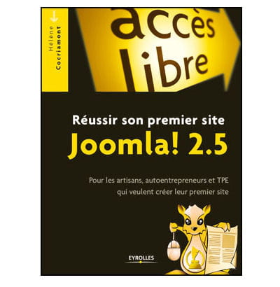 'réussir son premier site joomla! 2.5!', écrit par hélène cocriamont vient de
