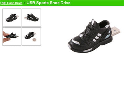 la usb sports shoe drive