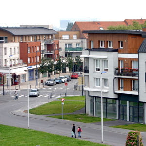une vue de grande-synthe.