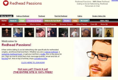 Site de rencontres roux