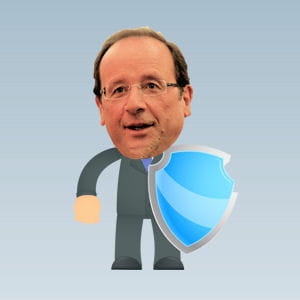 françois hollande est immunisé contre les attaques extérieures.