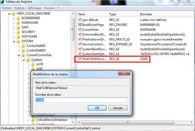 waittokillservice timout, le temps d'attente avec la fermeture des services