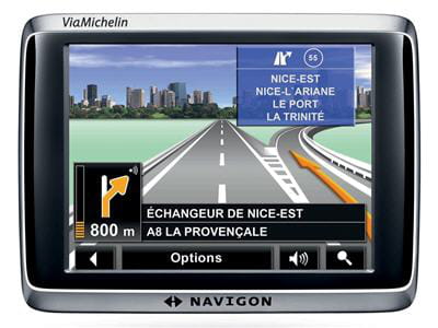 gps équipé d'une boussole électronique