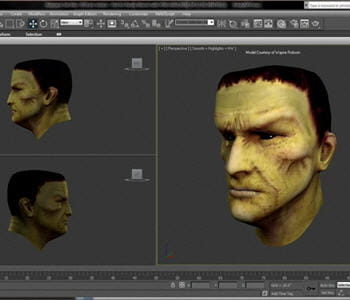 exemple de rendu dans le logiciel 3d studio max