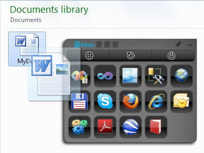 pour lancer programmes et fonctions de la souris