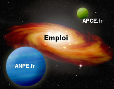 la galaxie web du gouvernement dans le domaine de l'emploi.